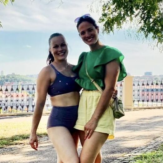 Táňa Vodičková a Jana Bystroňová